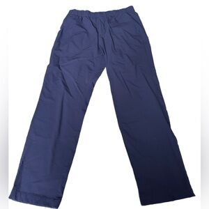 Figs Straight Leg Technical Scrub Pants Small Short Navy